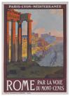 GEORGES DORIVAL (1879-1968). ROME. 42x30 inches, 108x78 cm. Robaudy, Cannes
